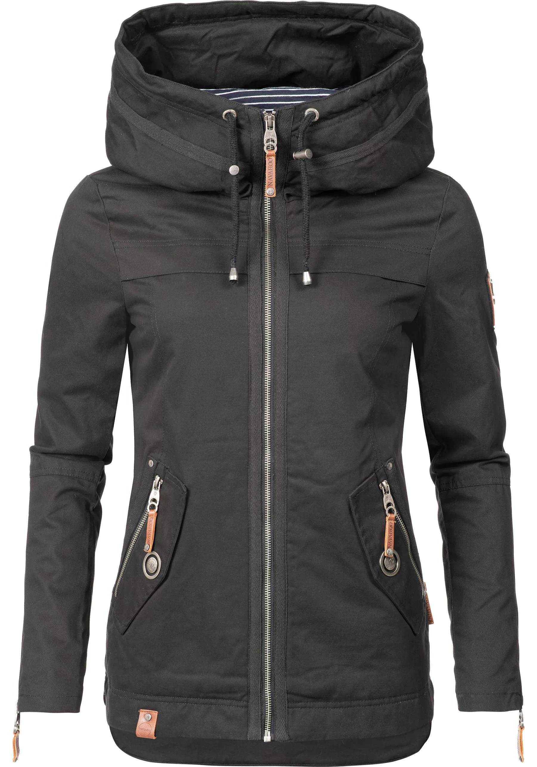 Navahoo Outdoorjacke "Wekoo", mit Kapuze, moderner Damen Übergangsparka aus günstig online kaufen