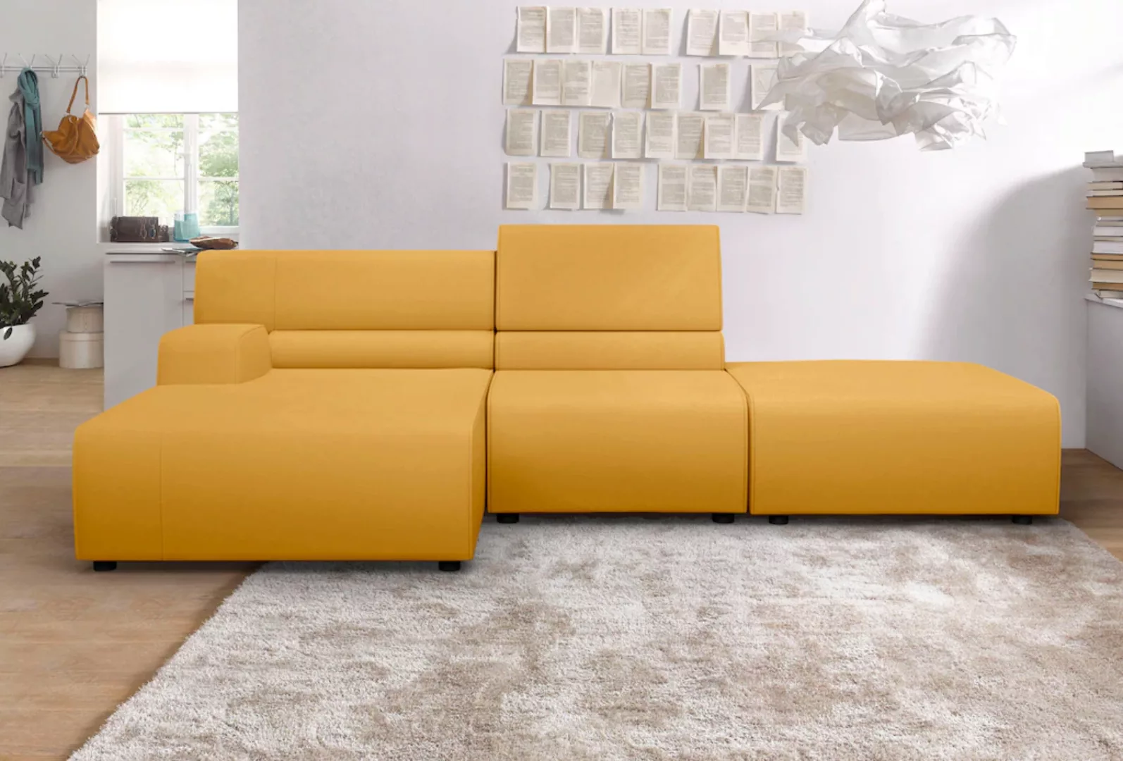 Egoitaliano Ecksofa "Babouche, Designsofa mit außergewöhnlichem Sitzkomfort günstig online kaufen