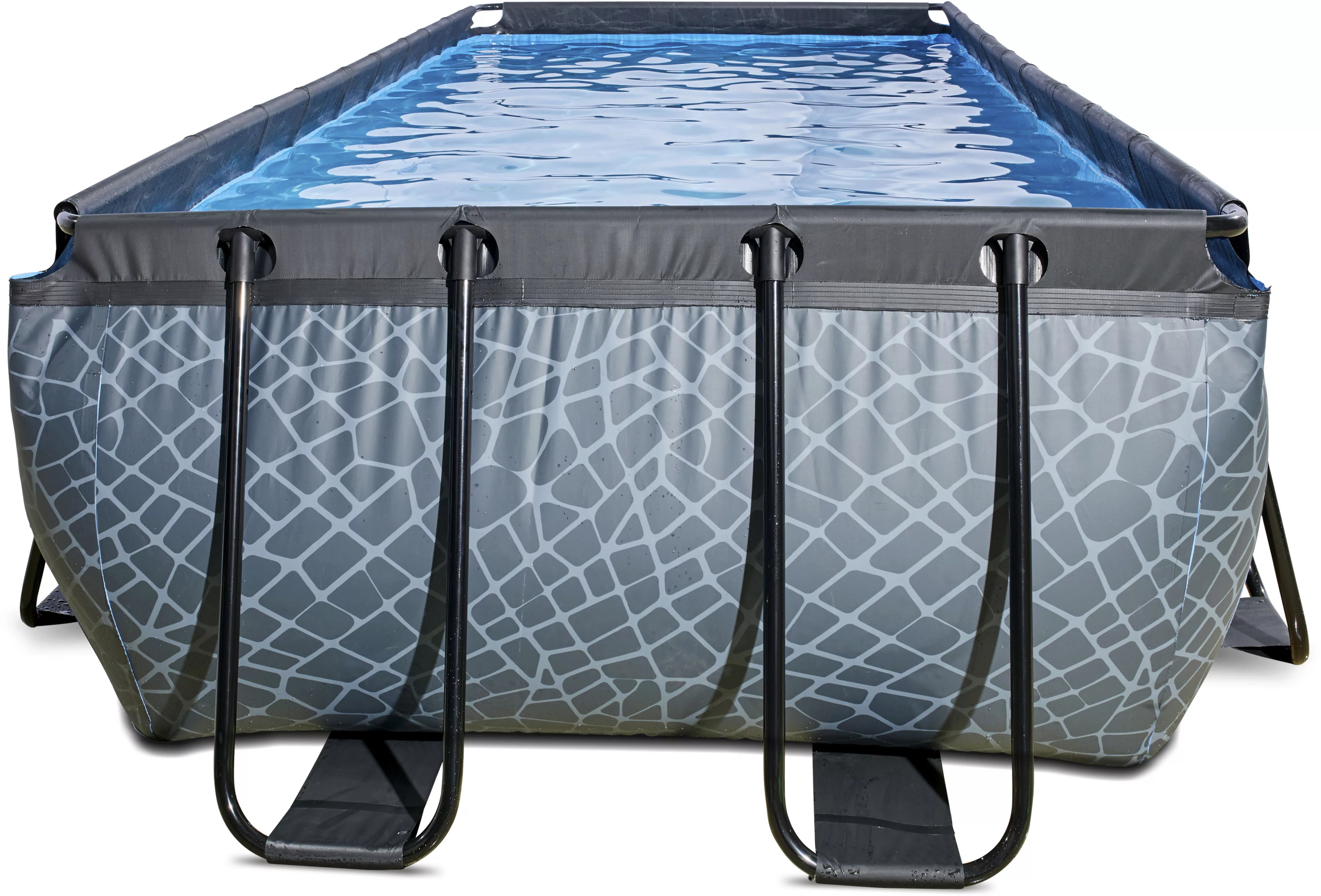 EXIT Framepool, (Set, 3 tlg.), BxLxH: 200x400x122 cm, mit Sandfilteranlage günstig online kaufen