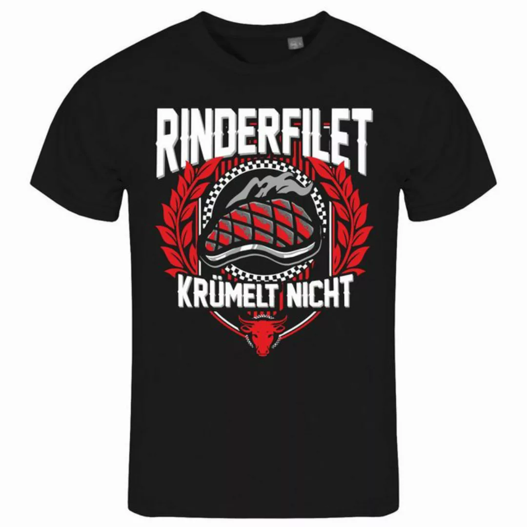 deinshirt Print-Shirt Herren T-Shirt Rinderfilet krümelt nicht Funshirt mit günstig online kaufen