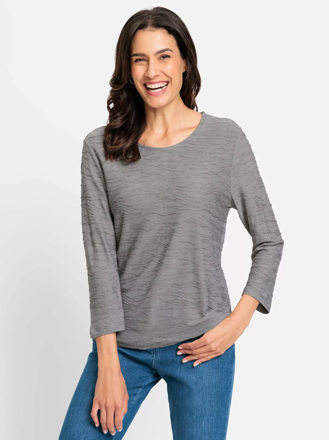 Inspirationen 3/4-Arm-Shirt "3/4-Arm-Shirt", (1 tlg.) günstig online kaufen