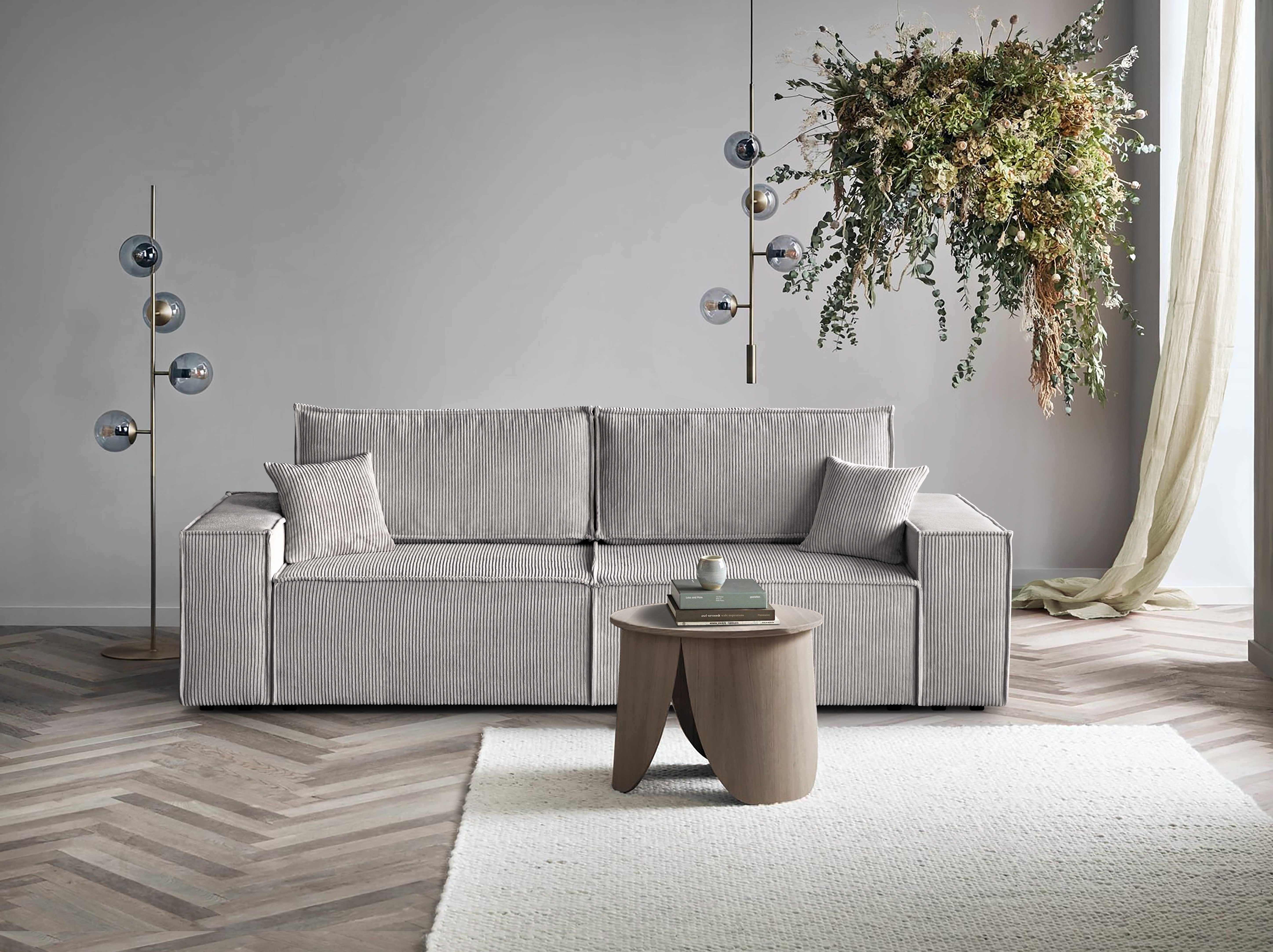Beautysofa Schlafsofa mit Schlaffunktion und Bettkasten günstig online kaufen