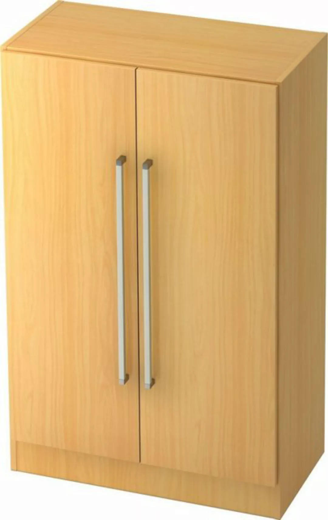 Aktenschrank Schrank Solid 3OH BxTxH 80x42x127cm Griff CE Buche/Buche günstig online kaufen