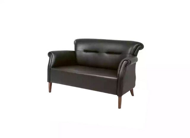 JVmoebel Sofa Zweisitzer Arbeitszimmermöbel Sofa Schwarz Polstermöbel, 1 Te günstig online kaufen