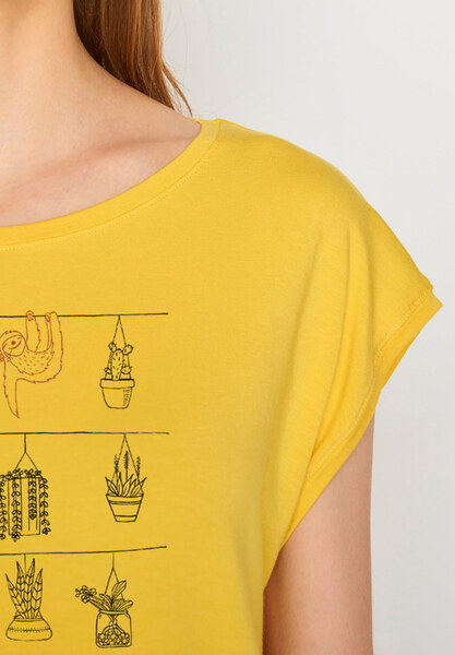 Animal Sloth Plants Tender - T-shirt Für Damen günstig online kaufen