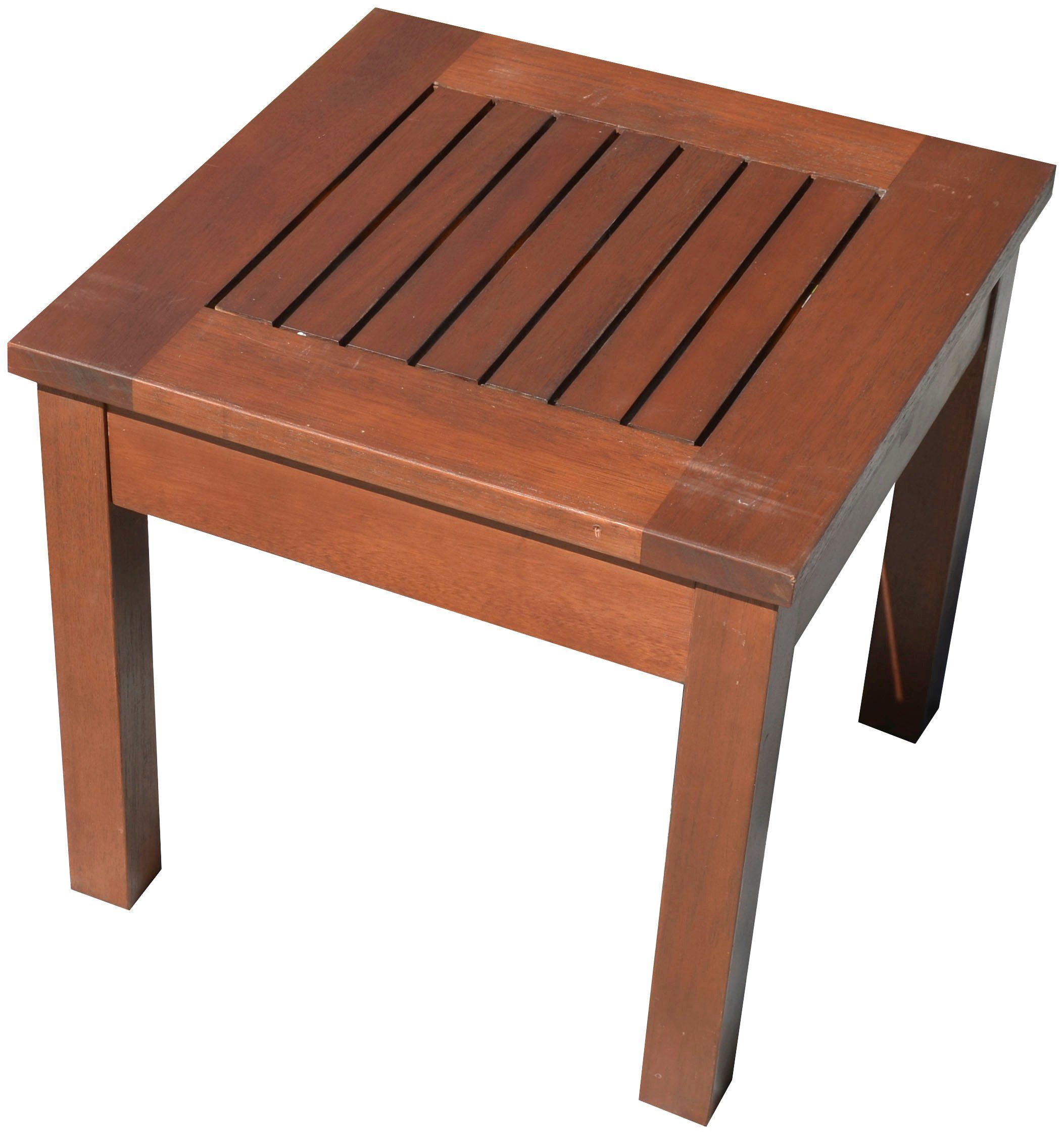 Garden Pleasure SONORA Quadratisch Teak 40 cm x 40 cm günstig online kaufen