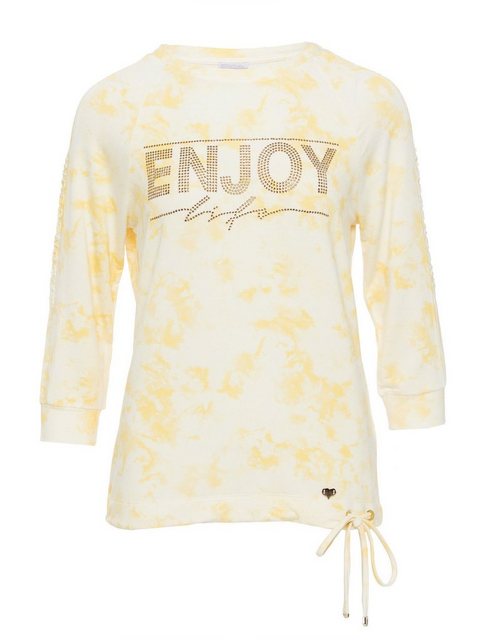 MONACO blue WEEKEND Rundhalsshirt Sweatshirt figurumspielend in Batik-Look günstig online kaufen