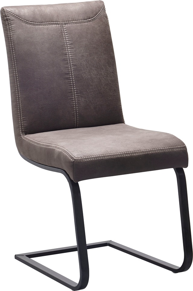 K+W Komfort & Wohnen Freischwinger "Floyd", Microfaser 760, Kontrastnaht, F günstig online kaufen