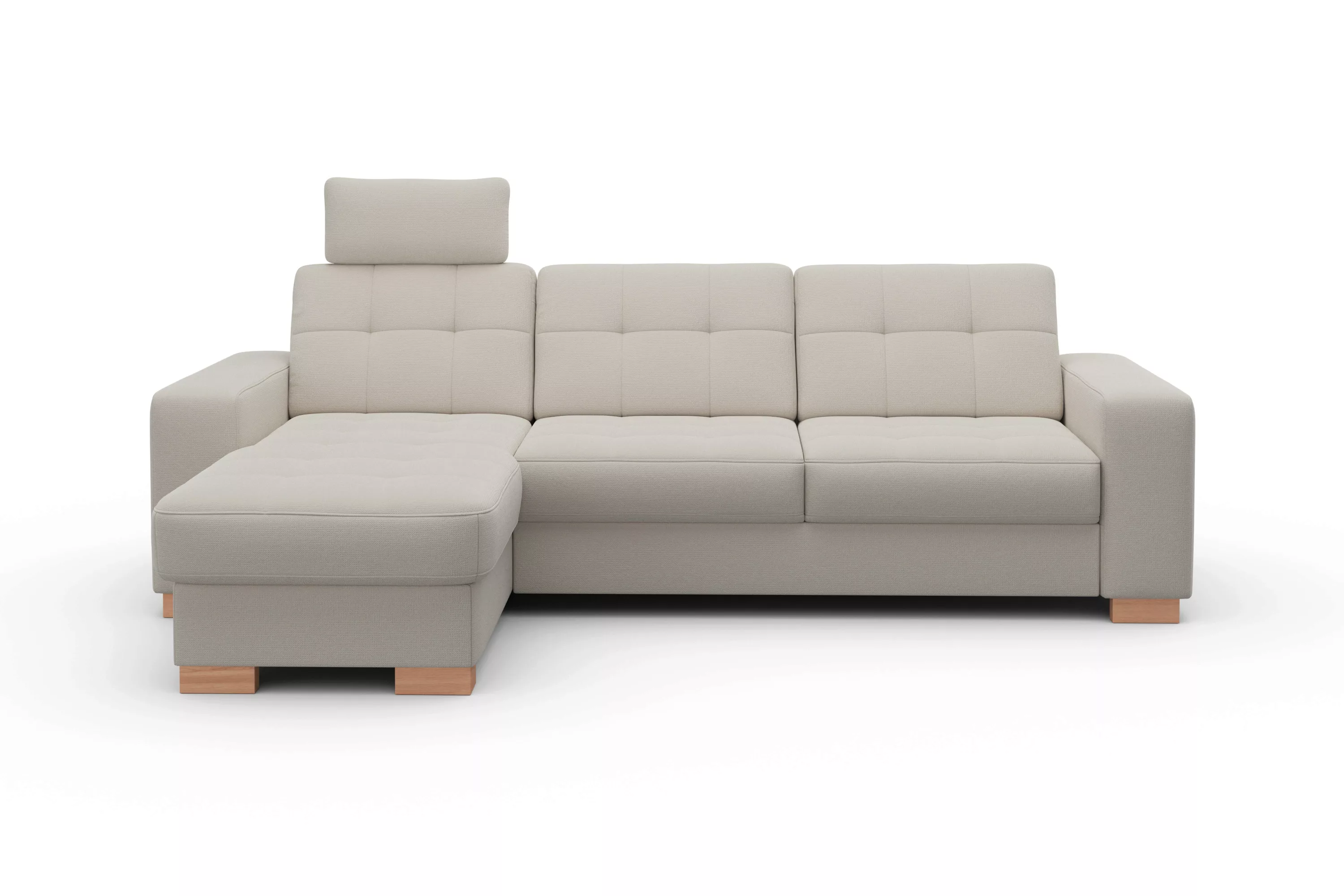 sit&more Ecksofa »Quincy L-Form«, wahlweise mit Bettfunktion und Bettkasten günstig online kaufen