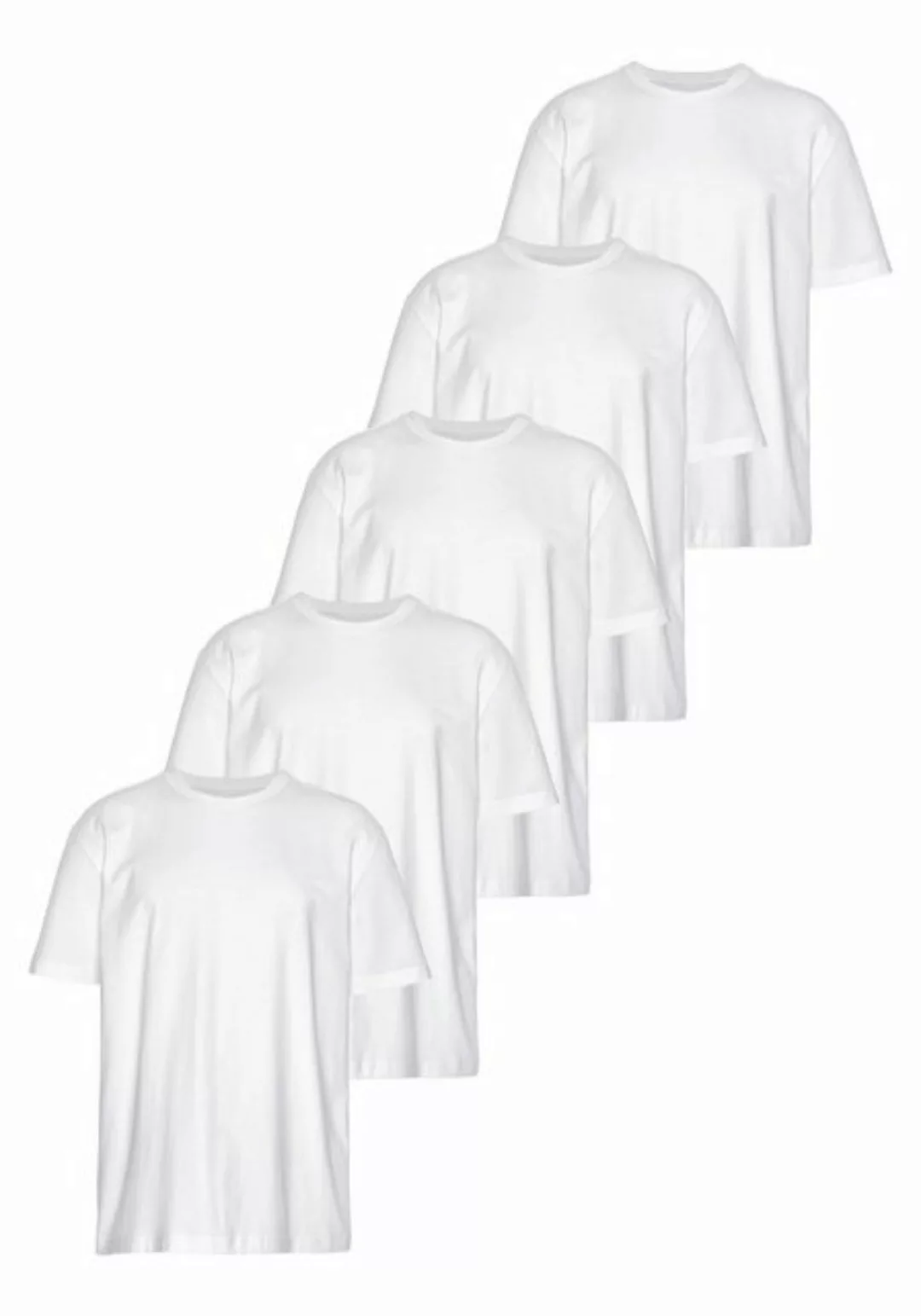 Man's World Rundhalsshirt (Packung, 5-tlg., 5er-Pack) günstig online kaufen