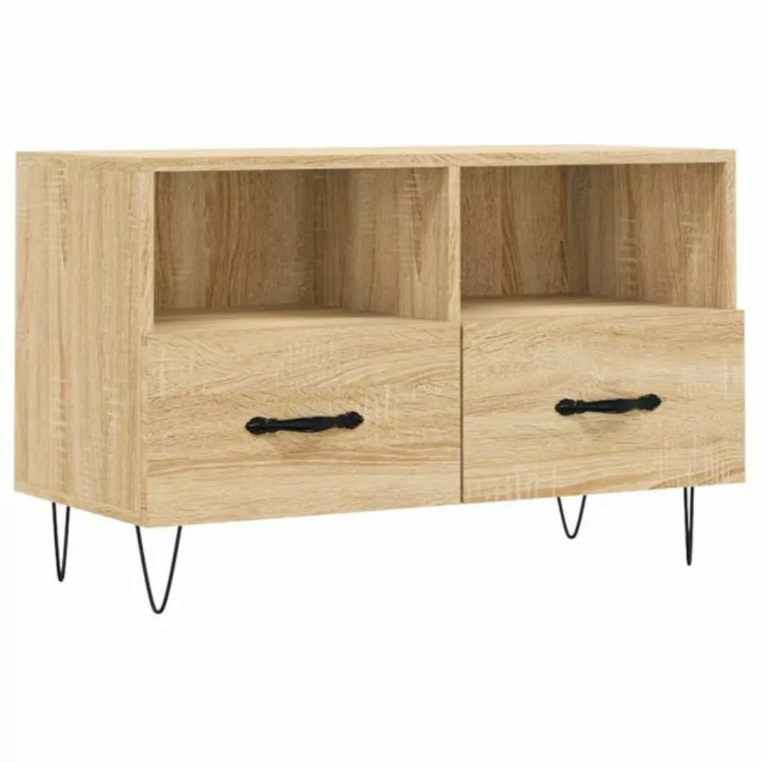 vidaXL TV-Schrank TV-Schrank Sonoma-Eiche 80x36x50 cm Holzwerkstoff günstig online kaufen