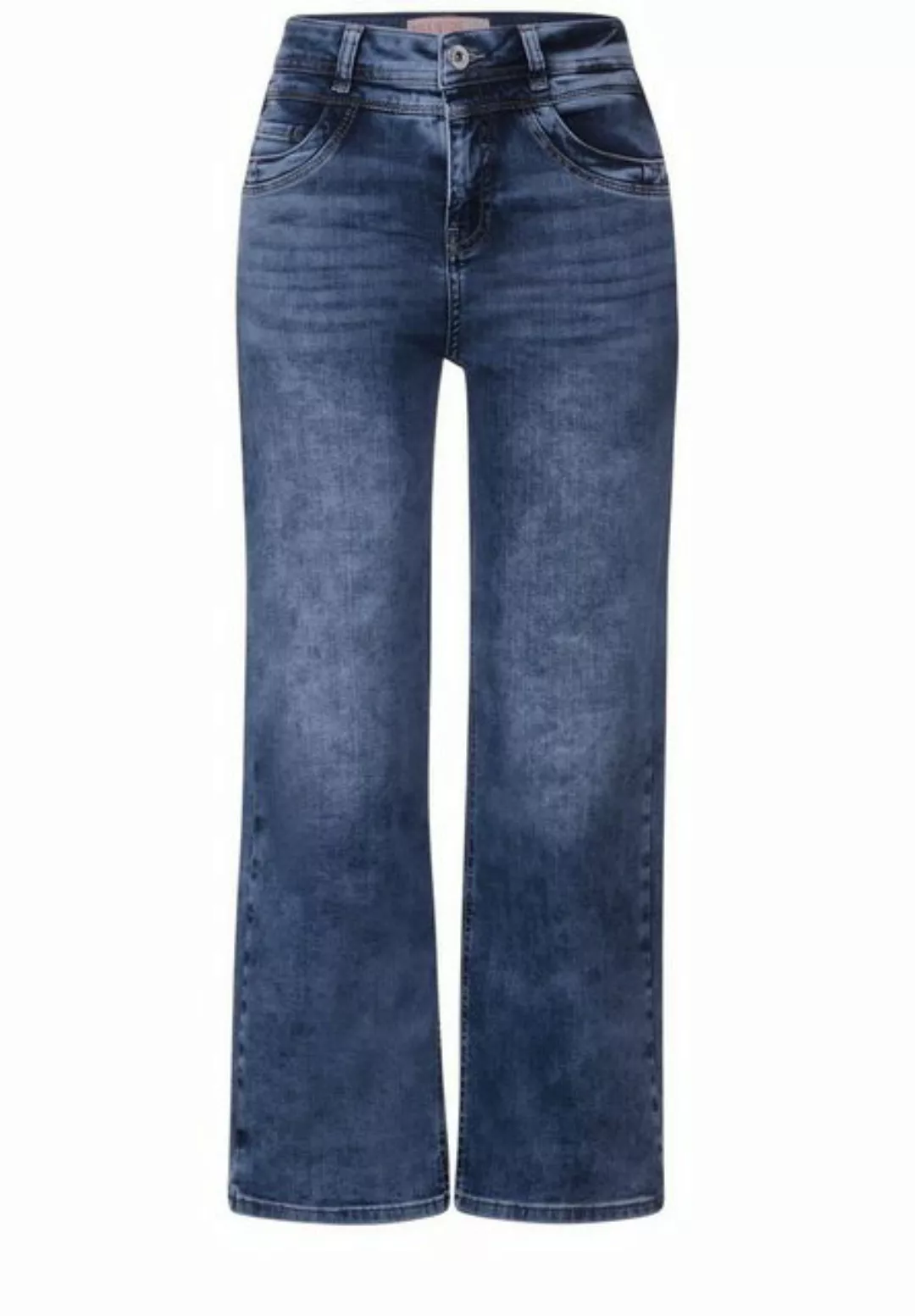 STREET ONE Regular-fit-Jeans Style QR Straight Leg.hw.indig günstig online kaufen