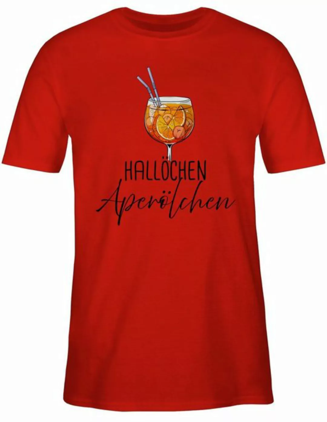 Shirtracer T-Shirt Hallöchen Aperölchen Aperol Spritz Mädelsabend Karneval günstig online kaufen