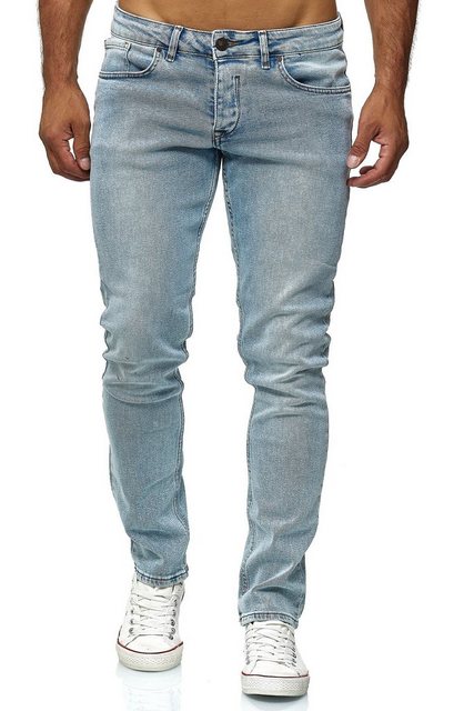 Elara Slim-fit-Jeans Elara Herren Jeans Slim Fit Hose Denim Stretch (1-tlg) günstig online kaufen