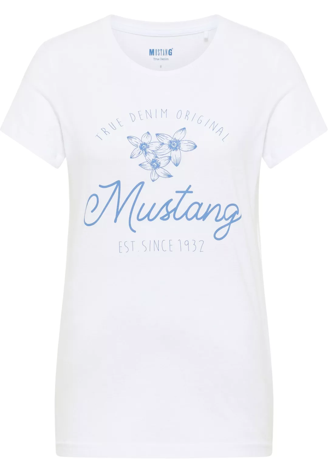 MUSTANG Kurzarmshirt "Print-Shirt" günstig online kaufen