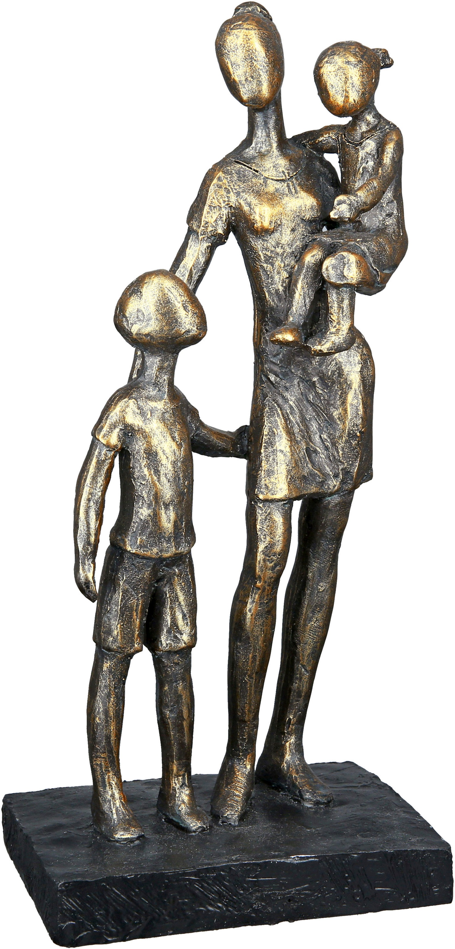 Casablanca by Gilde Dekofigur "Skulptur Mutter mit Kindern, bronzefarben", günstig online kaufen