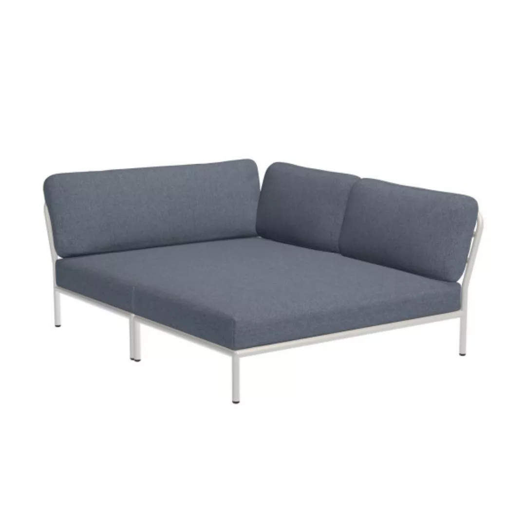 LEVEL Outdoor Eck-Sofa Lounge-Modul 5 Sky Weiß Rechts günstig online kaufen