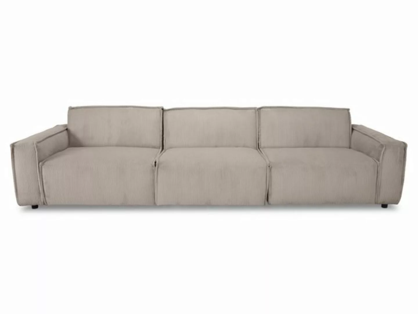 SANSIBAR Living Sofa Sofa SANSIBAR 3 Sitzer KARLSHAM BHT 314x76x101 cm brau günstig online kaufen