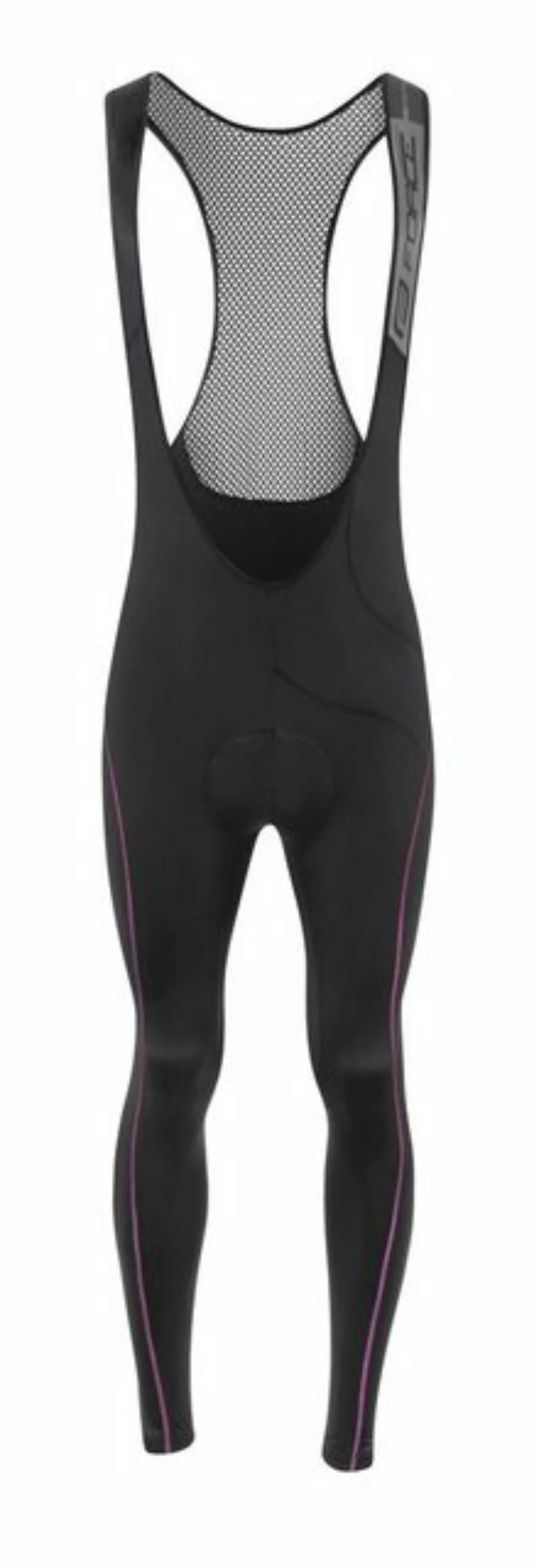 FORCE Fahrradhose Trägerhose REFLEX LINE LADY mit Pad 0 °C bis +10 °C %%% günstig online kaufen