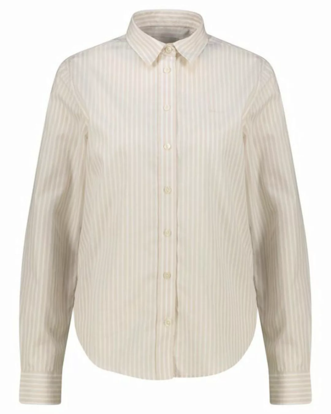 Gant Langarmbluse 4300214 Damen Bluse mit verstellbaren Manschetten aus Bau günstig online kaufen