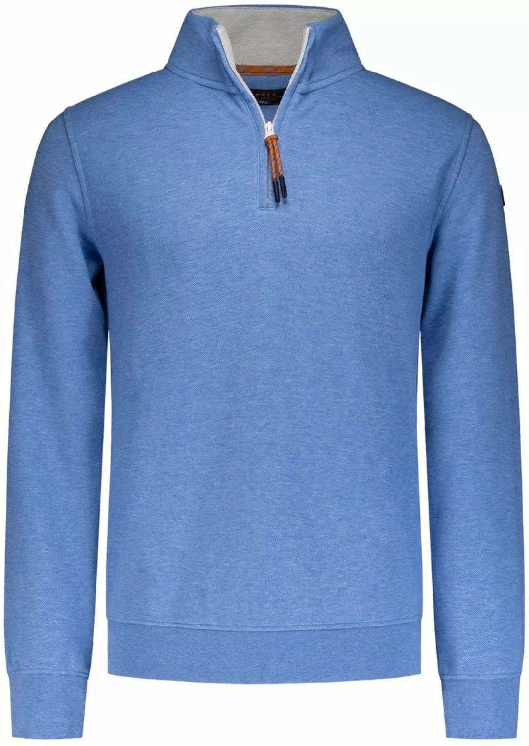 NZA Half Zip Pullover Samuel Blau - Größe 3XL günstig online kaufen