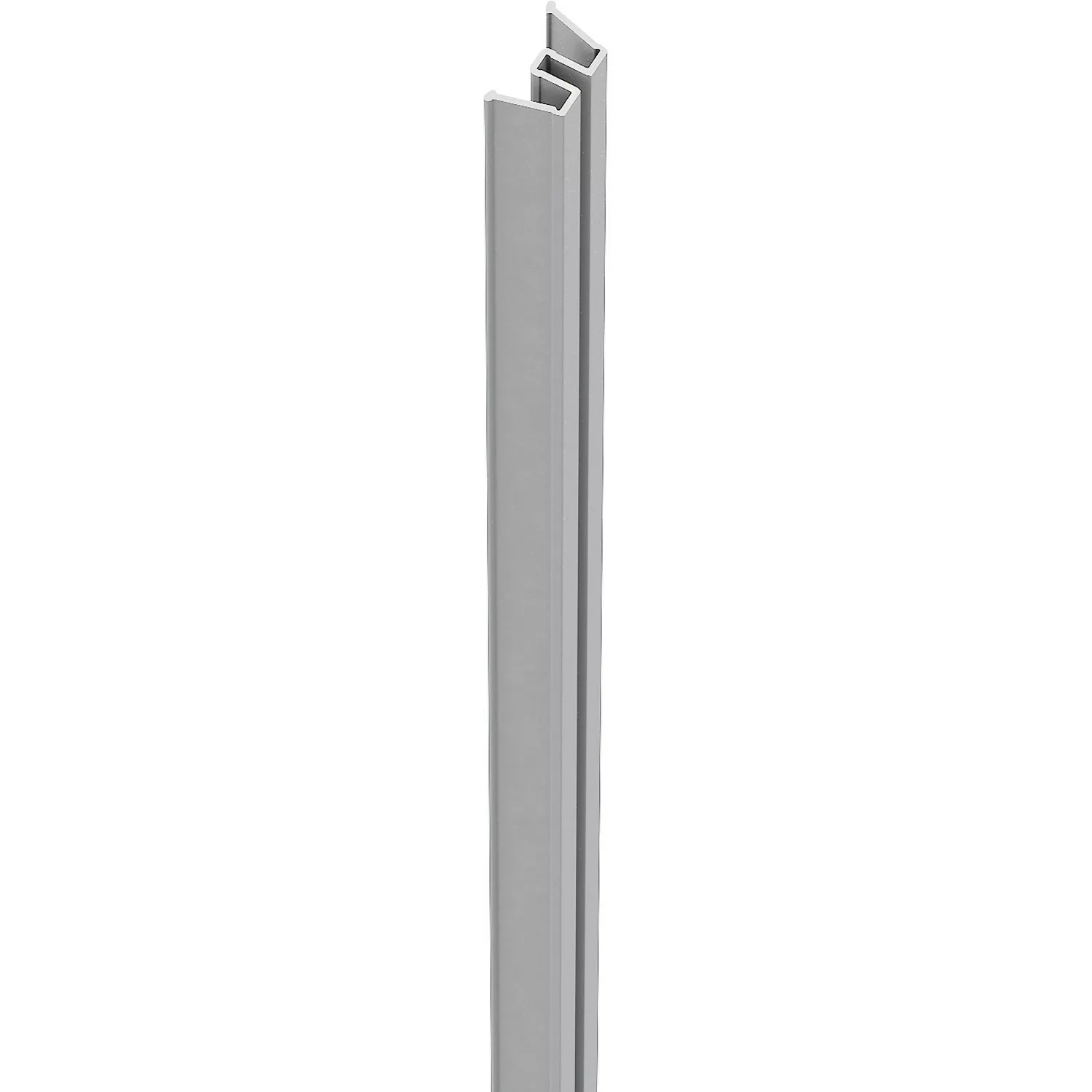 ZacAlu Aufnahmeleiste 2 mm - 4 mm für Aluminium-Zaunpfosten Silbergrau 190 günstig online kaufen