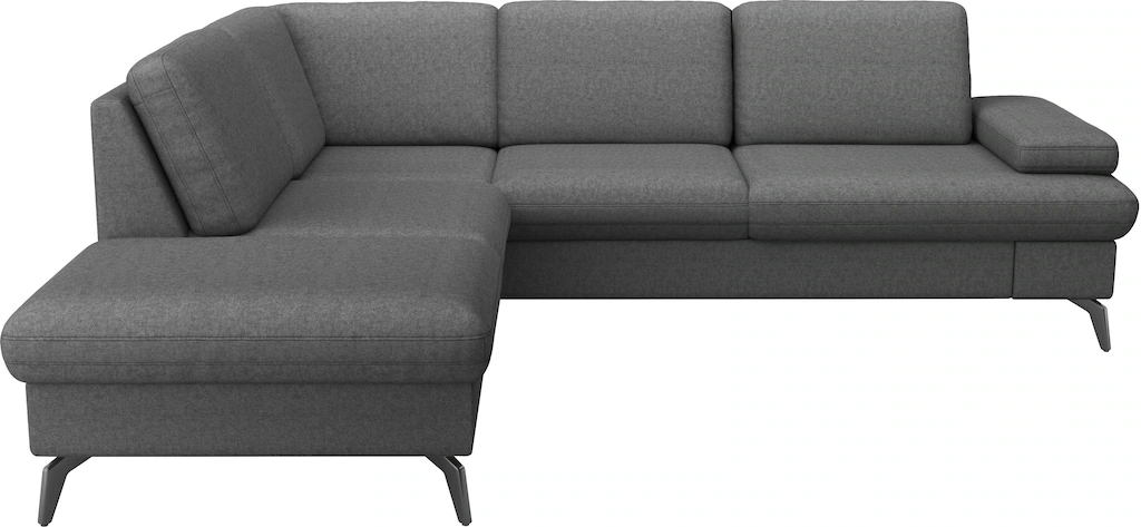 sit&more Ecksofa "Morris Jubi L-Form", inkl. Armteilfunktion und 1 Zierkiss günstig online kaufen