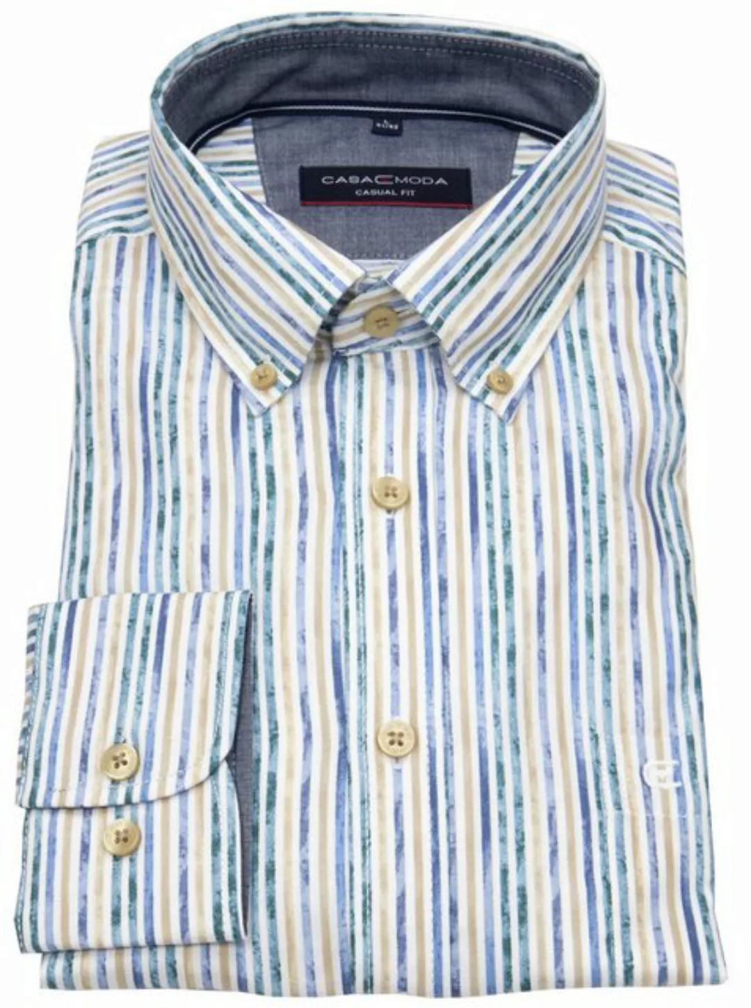 CASAMODA Langarmhemd Casamoda Comfort Fit Button-Down-Kragen günstig online kaufen