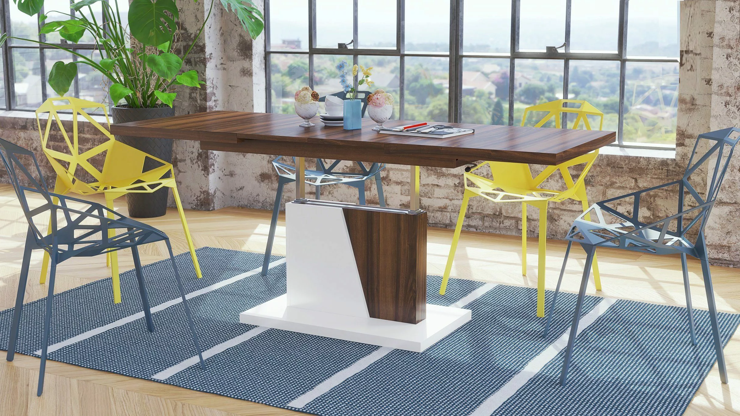 Mazzoni Couchtisch Grand Noir Nussbaum - günstig online kaufen
