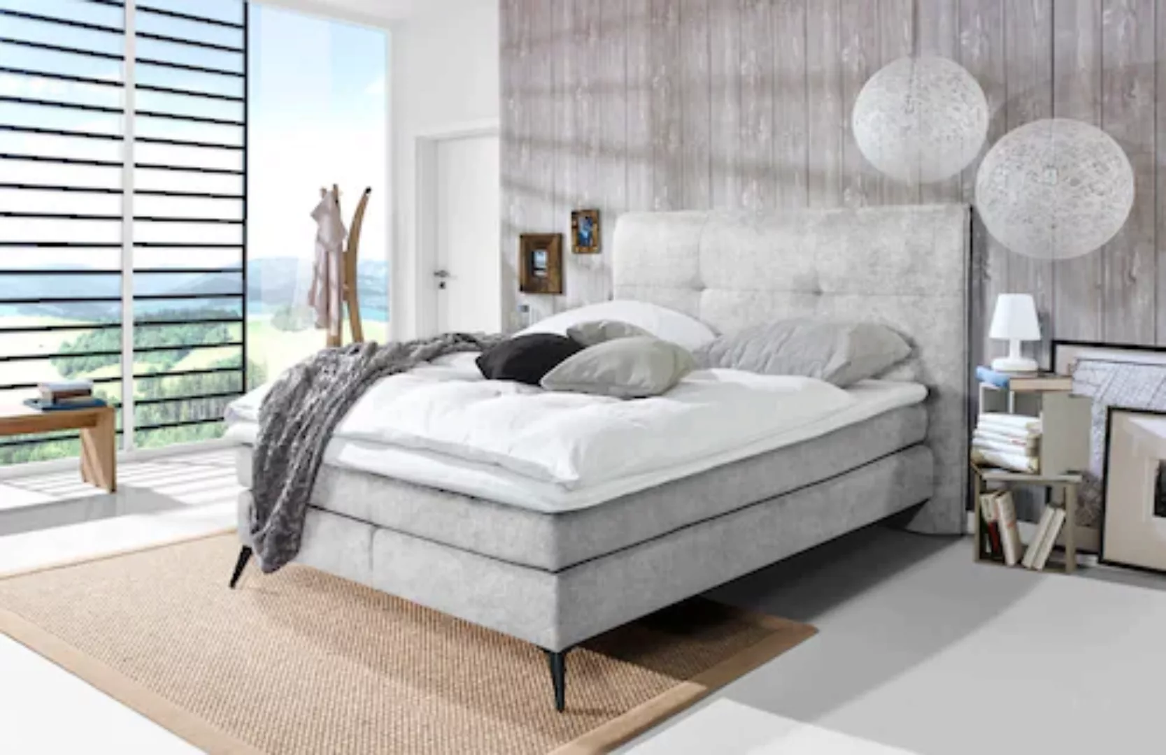 DELA Design Boxspringbett "Lamur", in verschiedenen Größen bestellbar, Farb günstig online kaufen