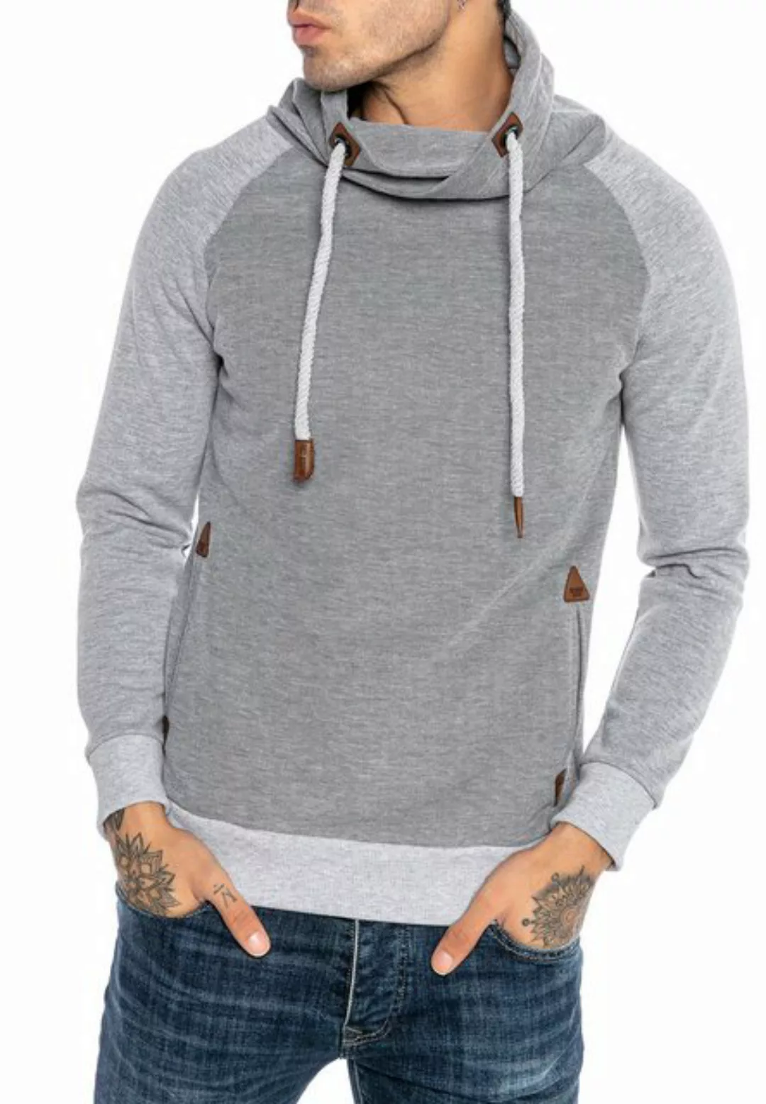 RedBridge Sweatshirt mit Schalkragen - Bequemer Pullover für Freizeit und A günstig online kaufen