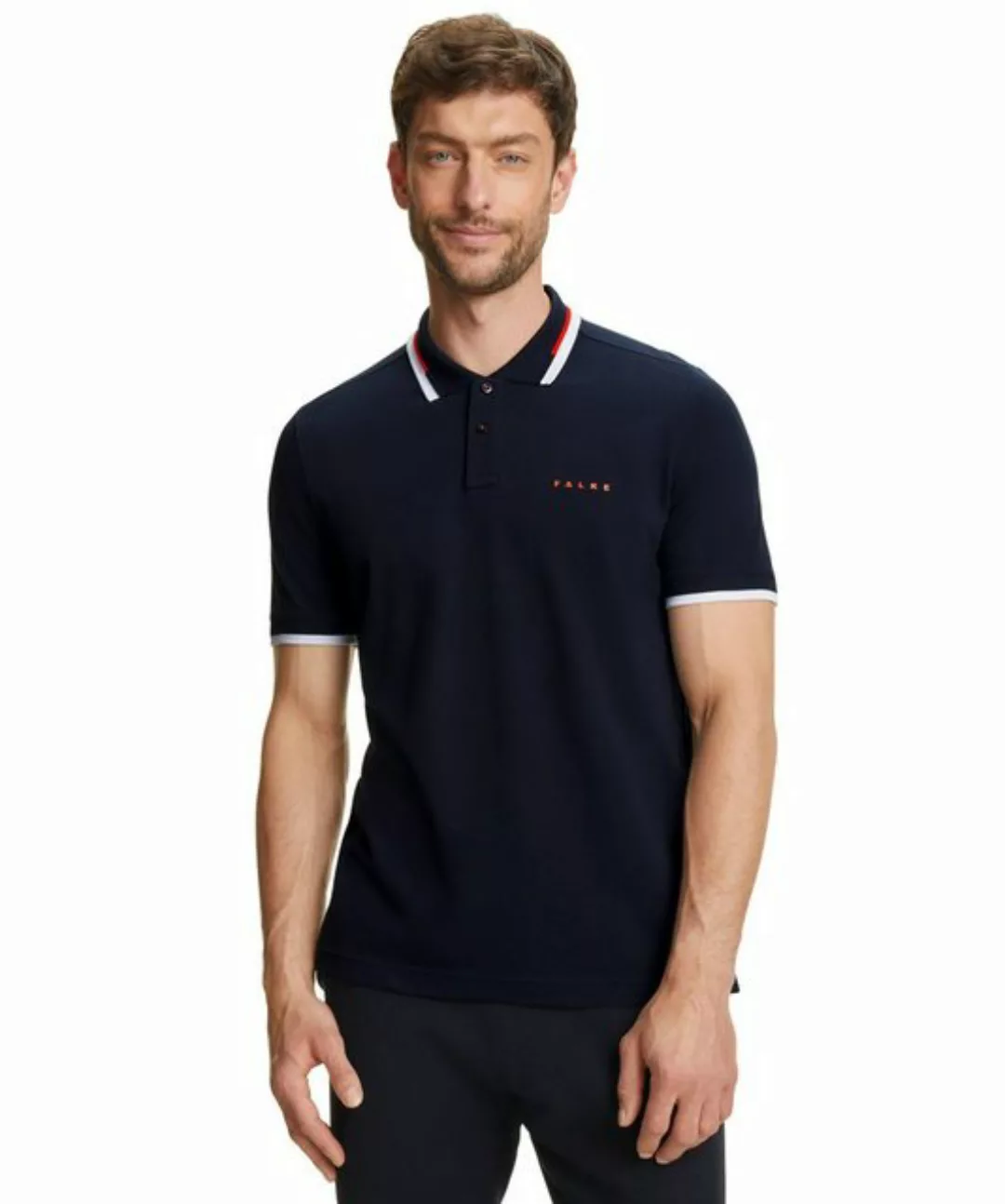 FALKE Poloshirt aus hochwertiger Pima-Baumwolle günstig online kaufen