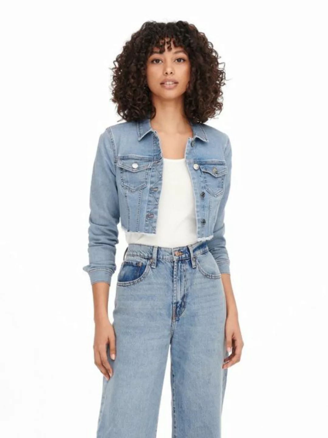 Only Damen Jeansjacke ONLWONDER - Regular Fit günstig online kaufen