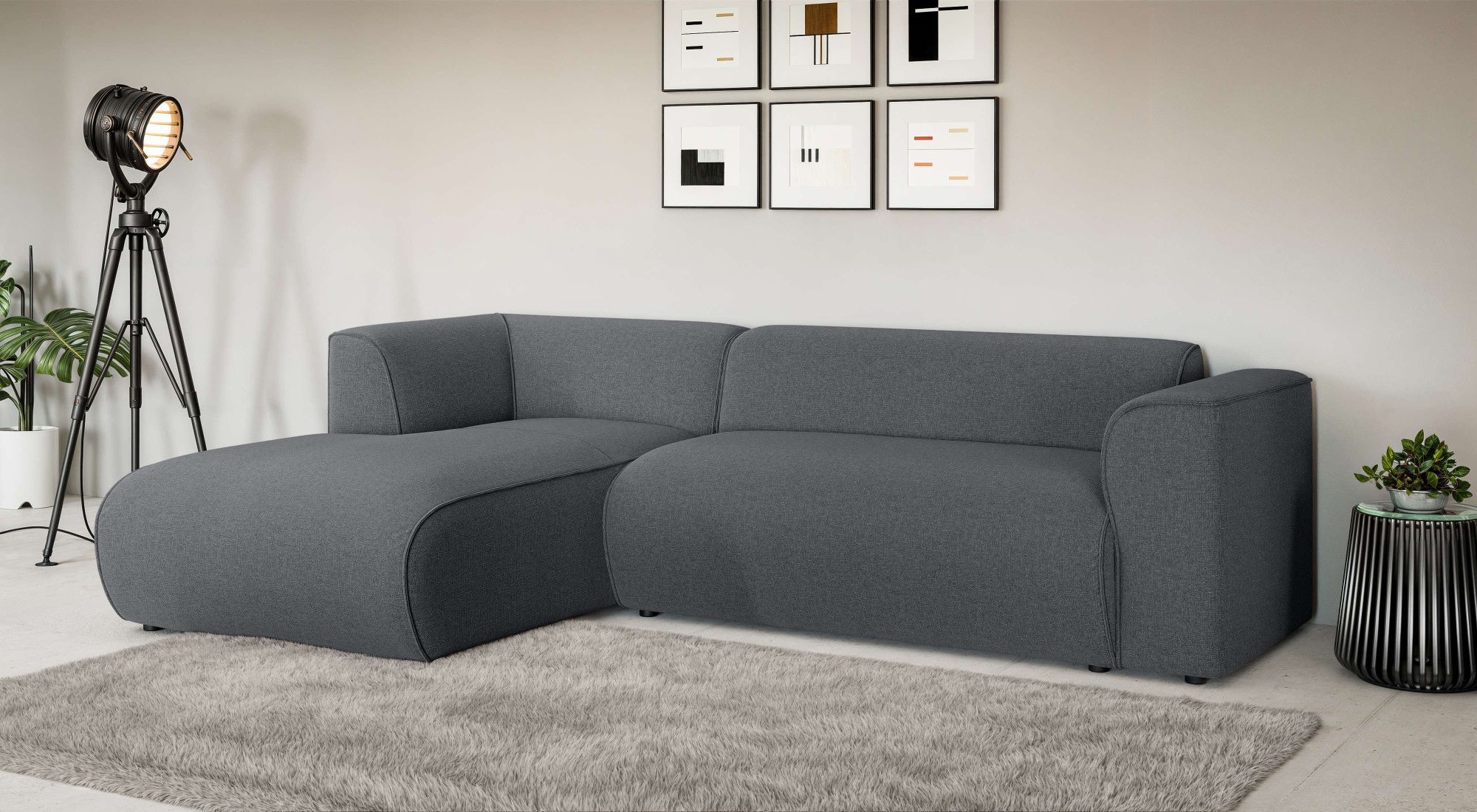 INOSIGN Ecksofa »MERID L-Form (257 cm), zeitlos & stilvolles Design,«, Aufw günstig online kaufen