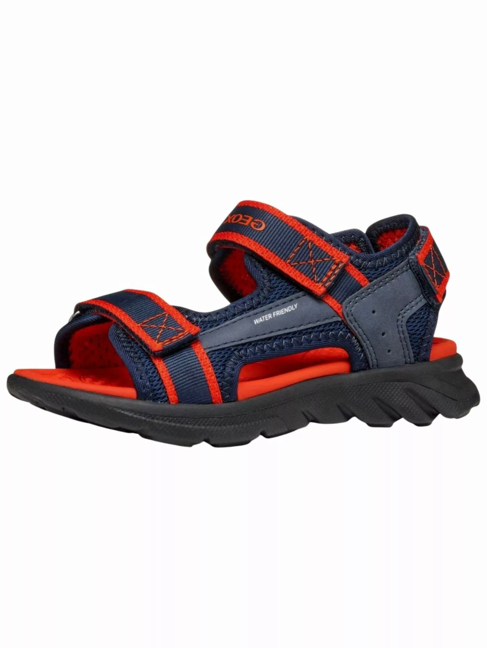 Geox Sandalen Lederimitat/Mesh Riemchensandale günstig online kaufen