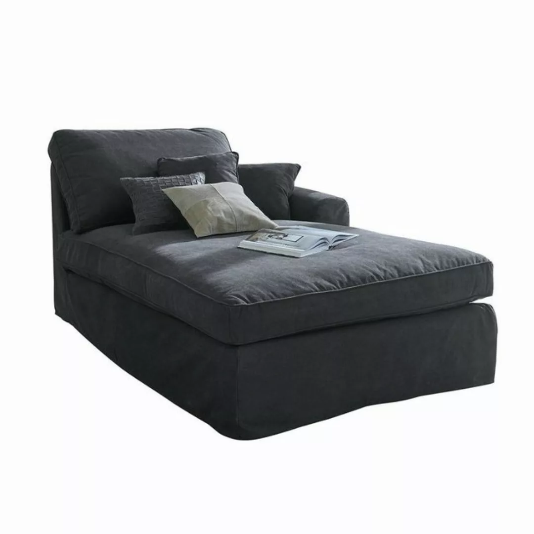 Mirabeau Sofa Chaiselongue Seaford dunkelgrau günstig online kaufen