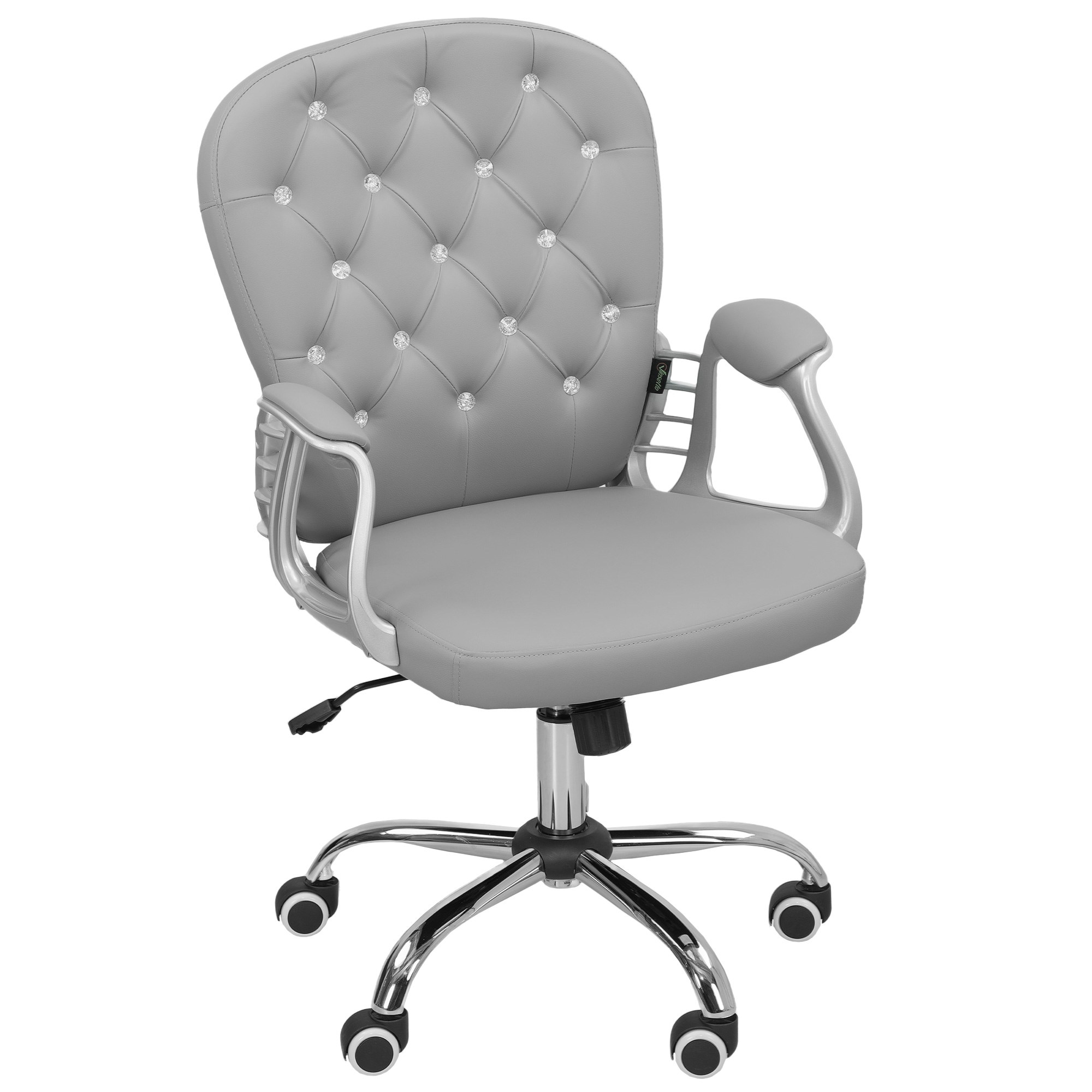 Vinsetto Bürostuhl, Ergonomisch Schreibtischstuhl mit Armlehne, Gepolsterte günstig online kaufen