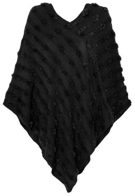 dy_mode Strickponcho Poncho Damen Strickponcho Umhang Cape Pullover in Punk günstig online kaufen