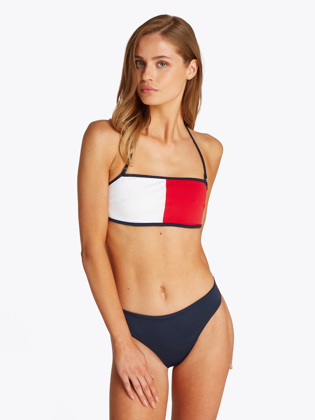 Tommy Hilfiger Swimwear Bikini-Hose "BRAZILIAN", im modernen Colorblock-Des günstig online kaufen