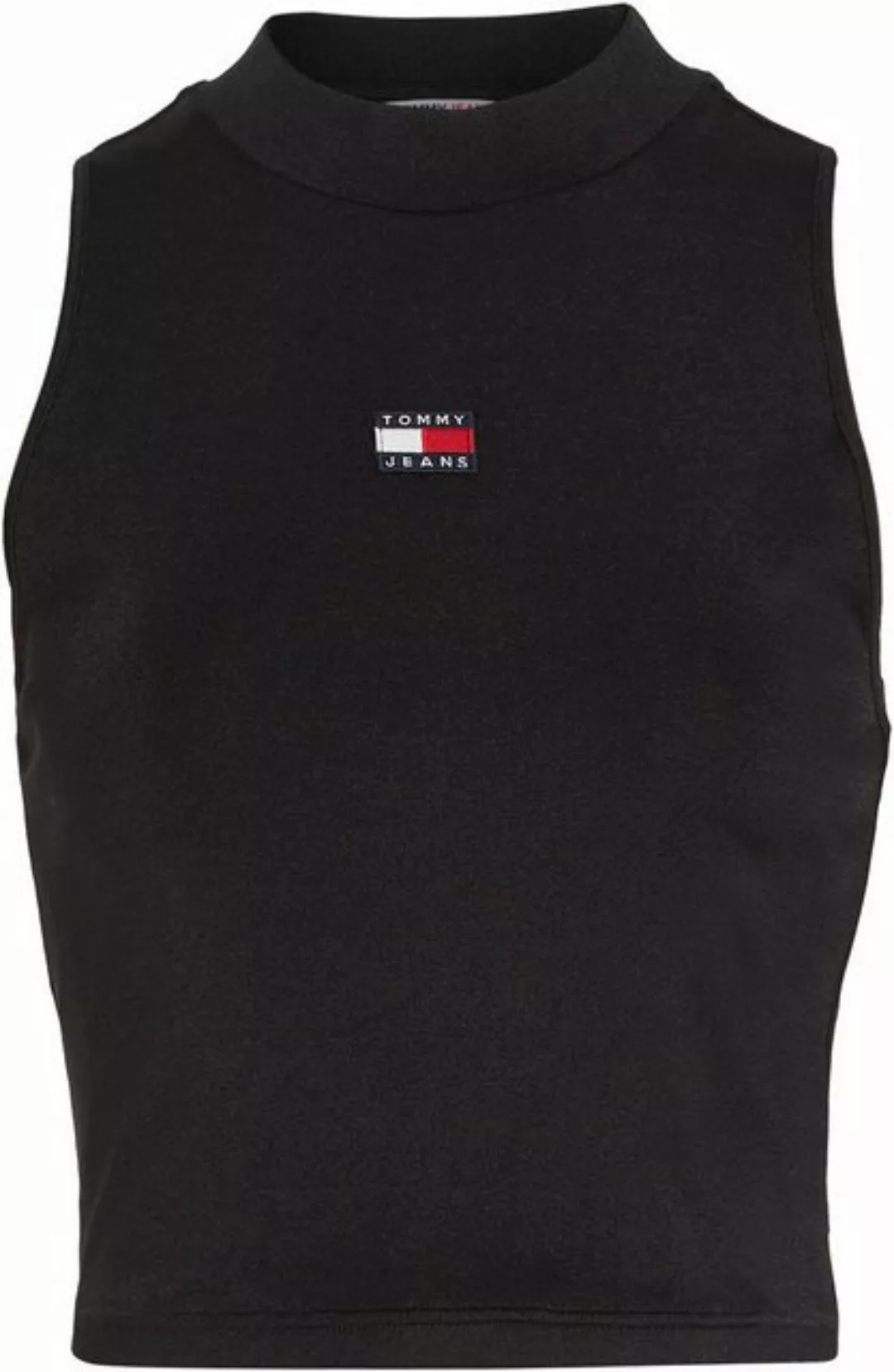 Tommy Jeans Shirttop BADGE HIGH NECK TANK mit Logo-Badge, hohem Rundhals günstig online kaufen