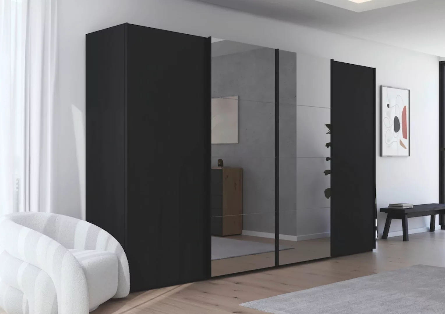 rauch Schwebetürenschrank "Kleiderschrank Schrank Garderobe Schlafzimmersch günstig online kaufen