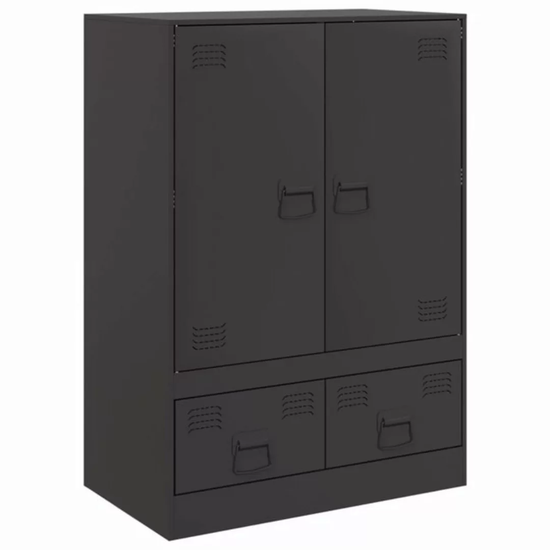 vidaXL Mehrzweckschrank Highboard Schwarz 67x39x95 cm Stahl günstig online kaufen