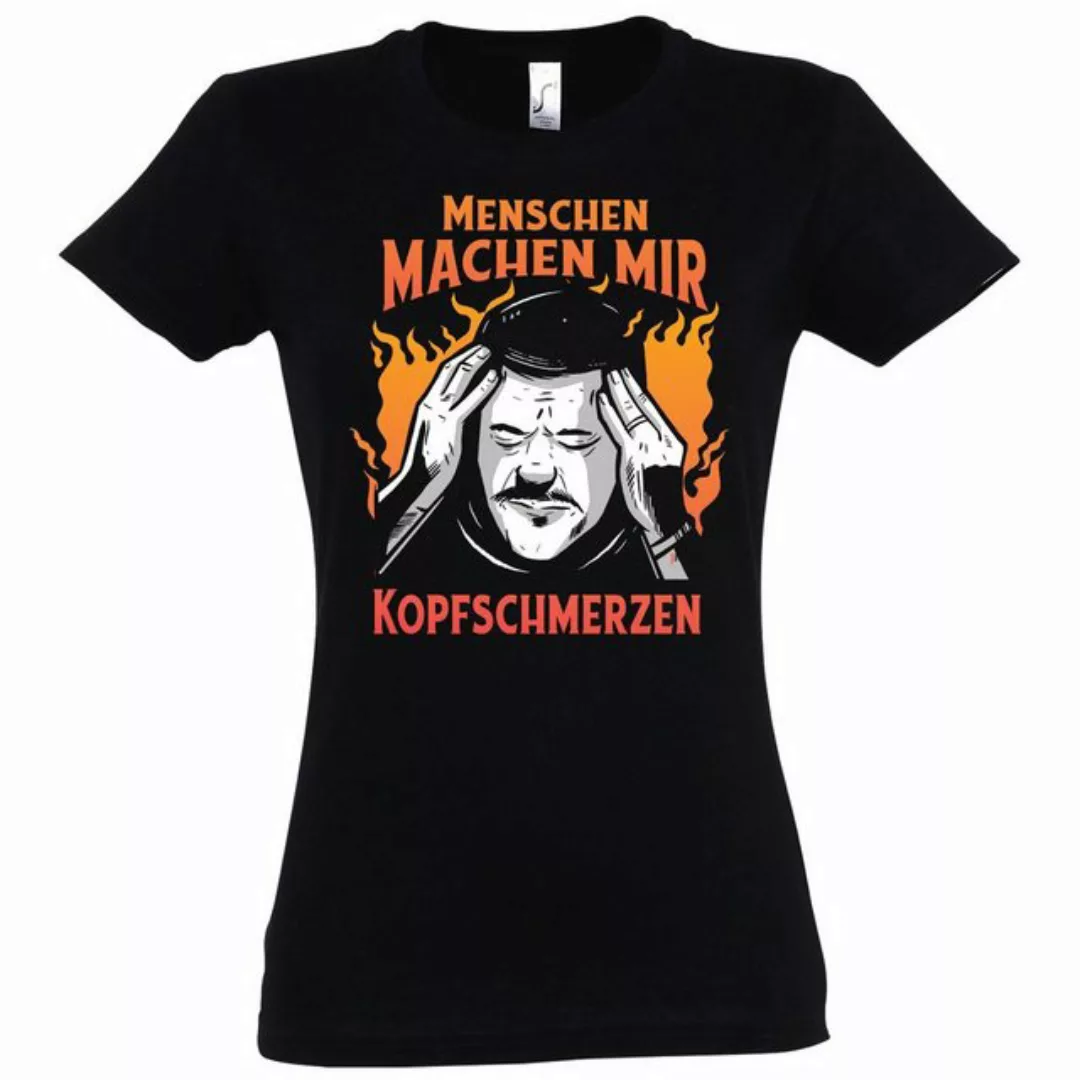 Youth Designz Print-Shirt "Menschen machen mir Kopfschmerzen" Damen T-Shirt günstig online kaufen