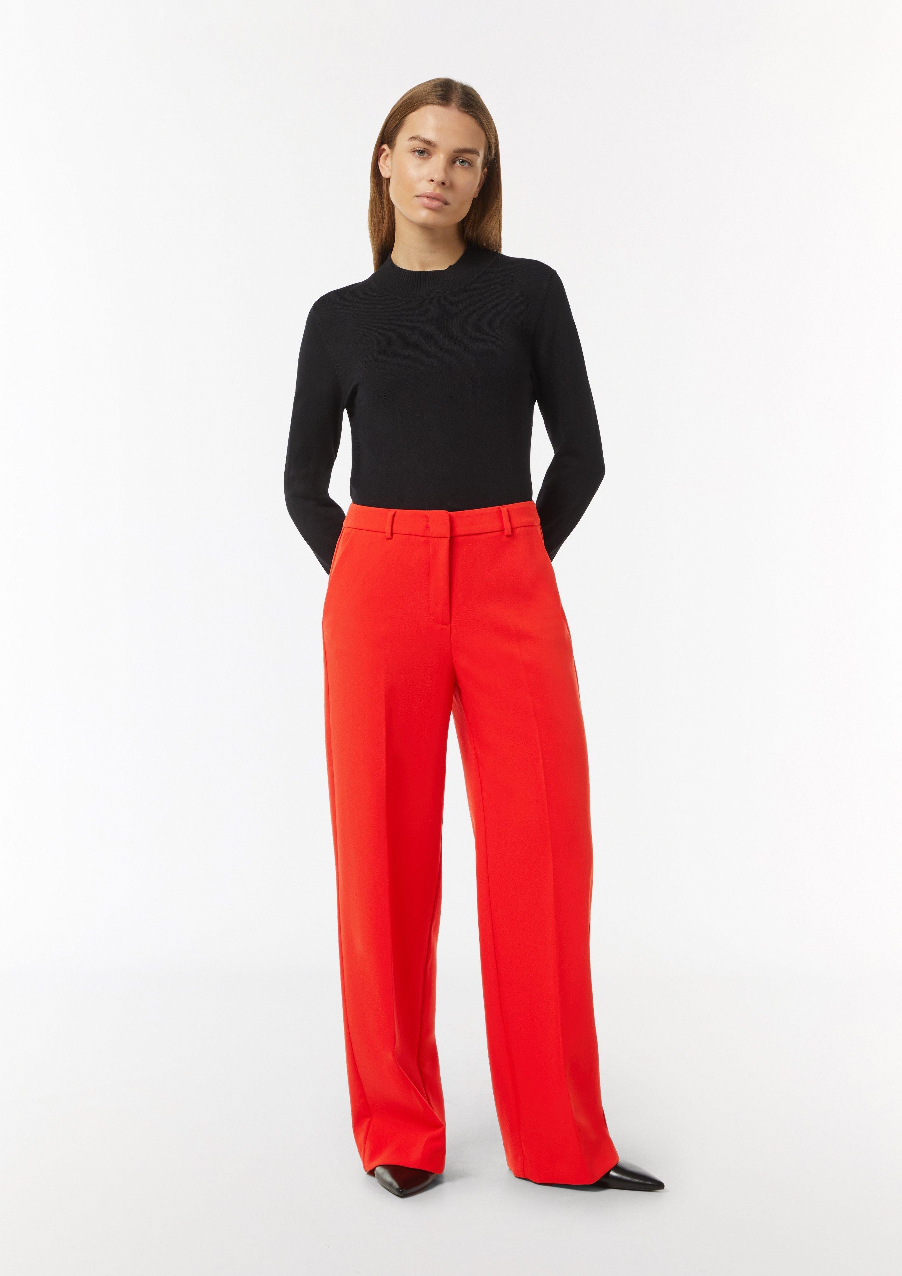 Comma Stoffhose Wide Leg Hose mit günstig online kaufen