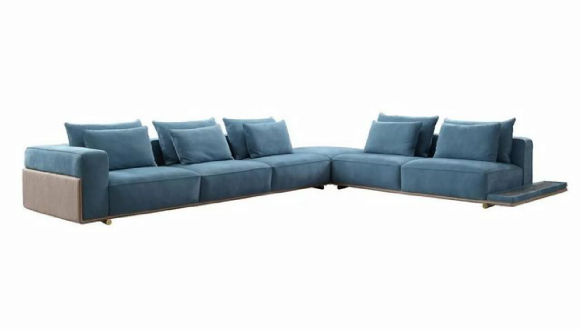 Xlmoebel Ecksofa Neu Luxuriöses Ecksofa in L-Form für das Wohnzimmer mit bl günstig online kaufen