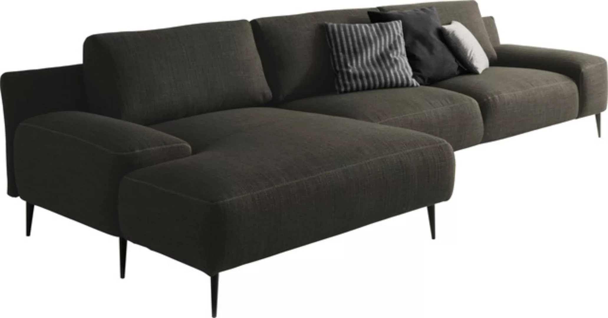 designwerk Ecksofa "Forma, zeitloses Designsofa mit aktuellem Fuß, L-Form", günstig online kaufen