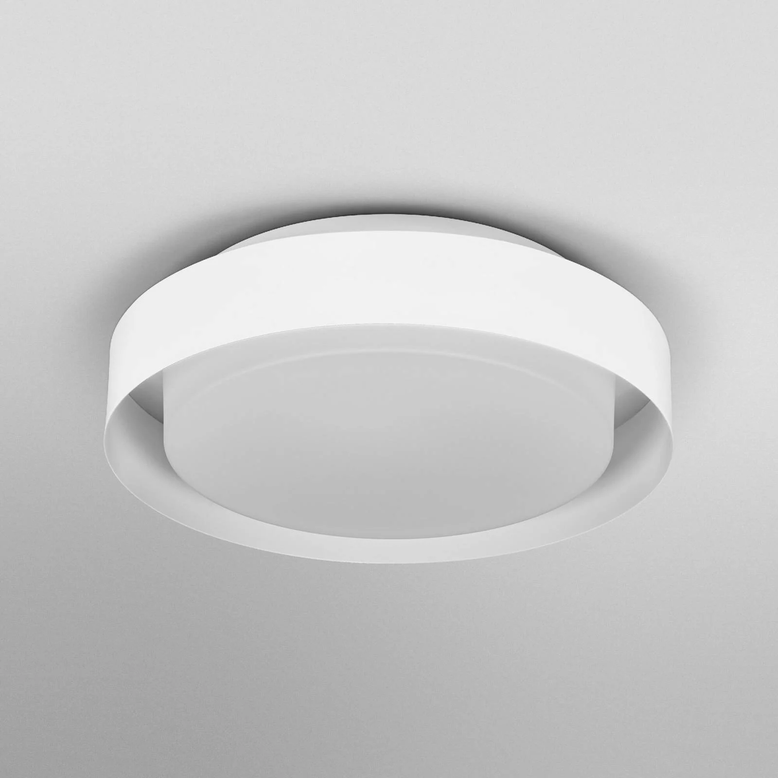 OSRAM Deckenleuchte ORBIS MADRID, weiß, Ø 29 cm, Metall/Glas günstig online kaufen