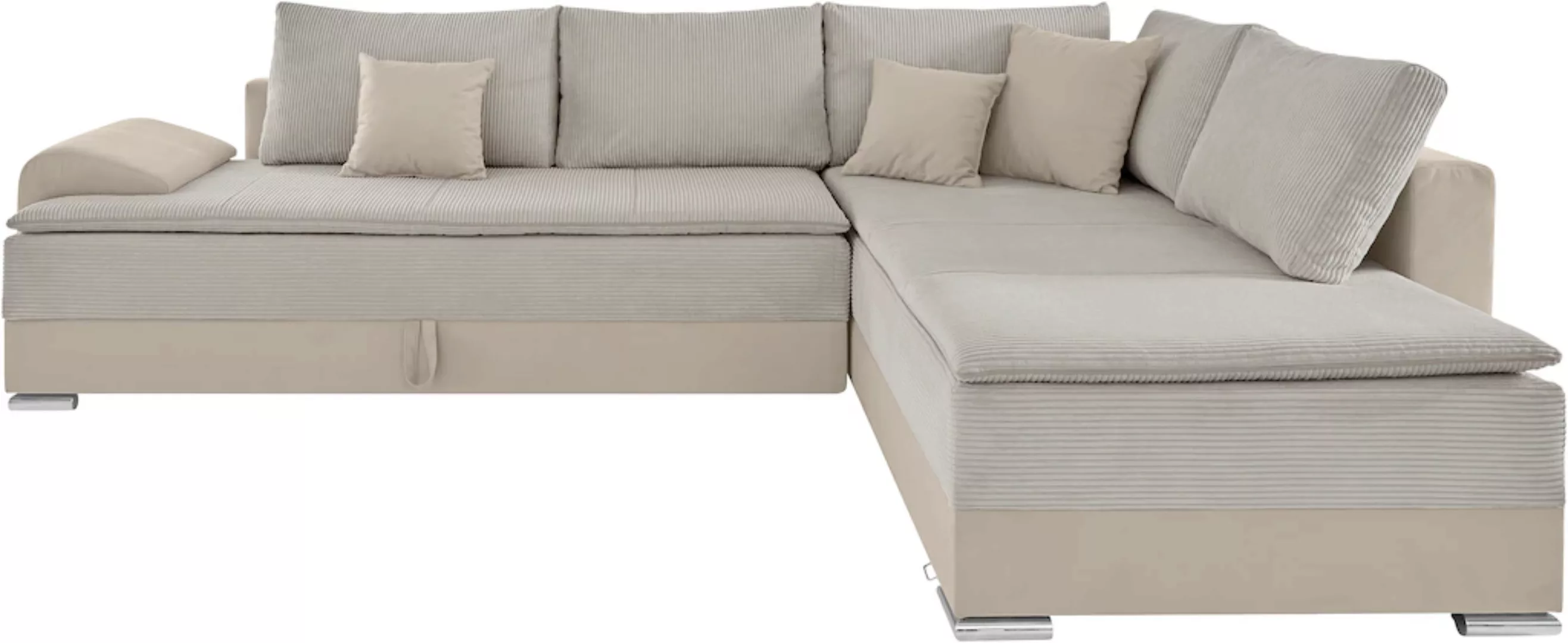 INOSIGN Ecksofa »Boxspringbett Night & Day L-Form mit Dauer-Schlaffunktion günstig online kaufen