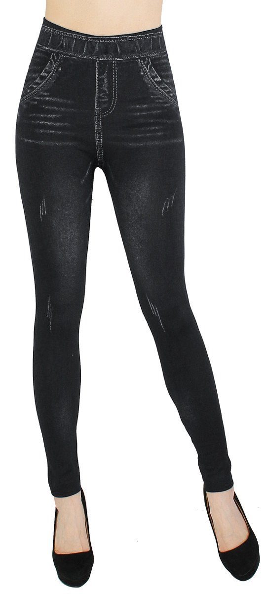 dy_mode Jeggings Damen Leggings in Jeans günstig online kaufen