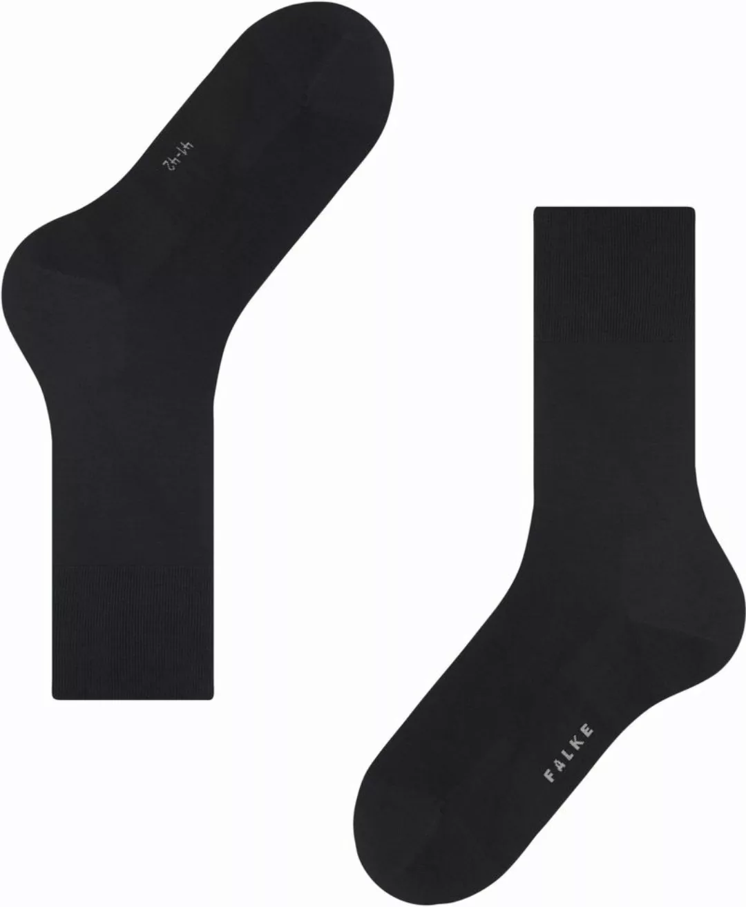 Falke ClimaWool Socken Schwarz 3000 - Größe 45-46 günstig online kaufen